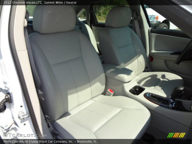 Summit White / Neutral 2012 Chevrolet Impala LTZ