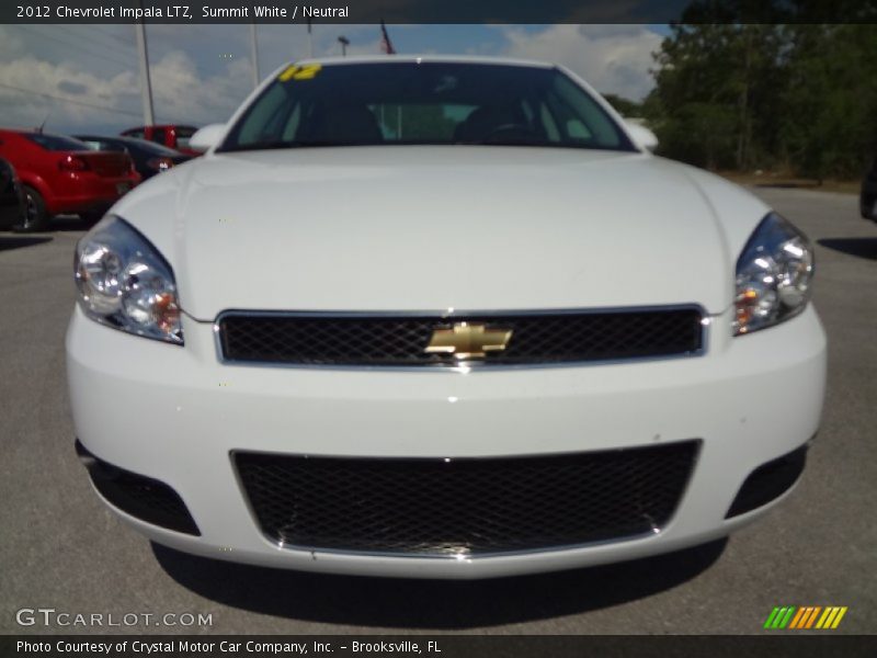 Summit White / Neutral 2012 Chevrolet Impala LTZ