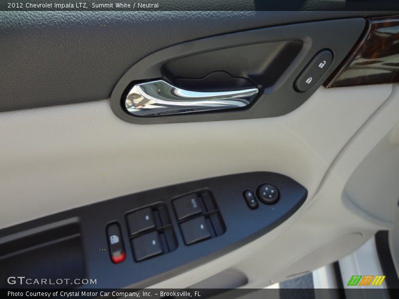 Summit White / Neutral 2012 Chevrolet Impala LTZ