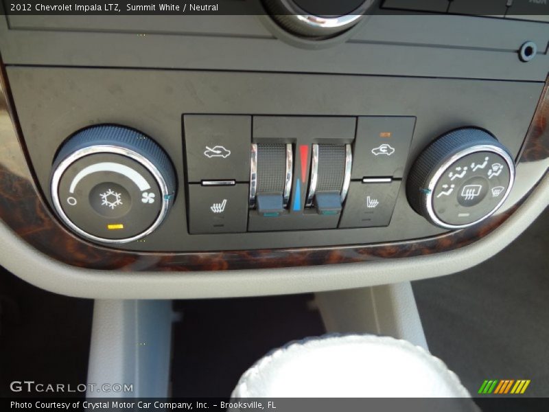 Summit White / Neutral 2012 Chevrolet Impala LTZ