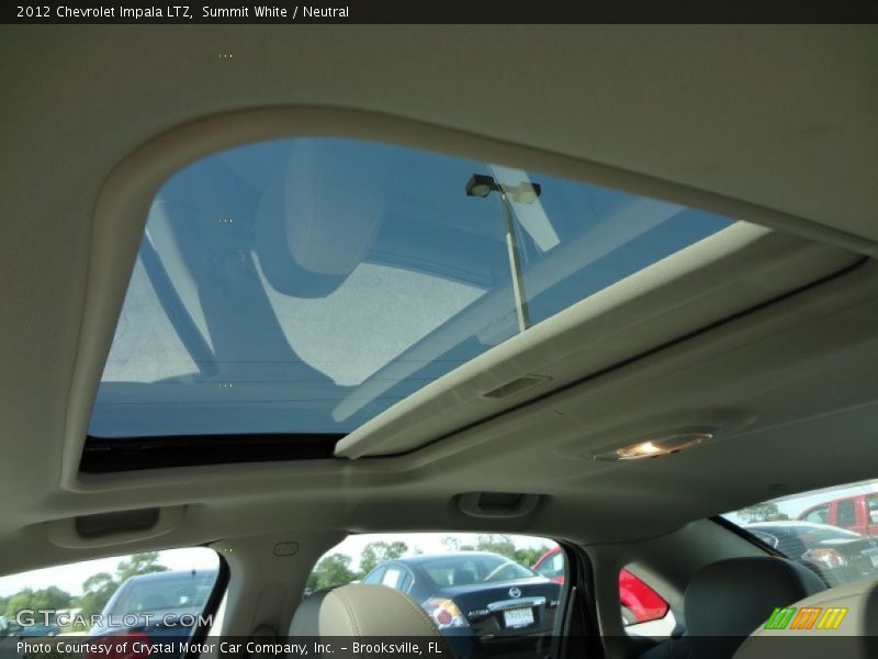 Summit White / Neutral 2012 Chevrolet Impala LTZ