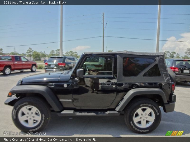 Black / Black 2011 Jeep Wrangler Sport 4x4