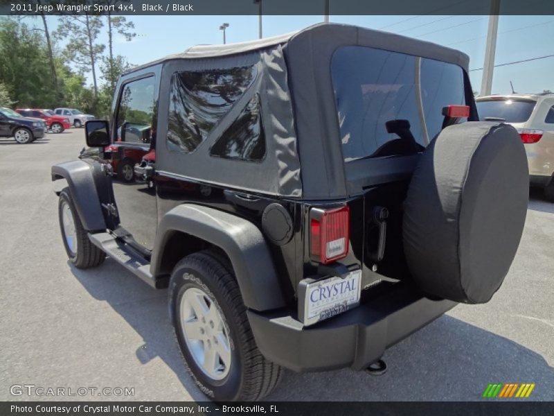 Black / Black 2011 Jeep Wrangler Sport 4x4