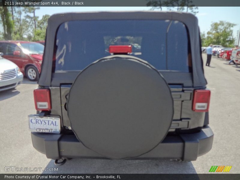 Black / Black 2011 Jeep Wrangler Sport 4x4