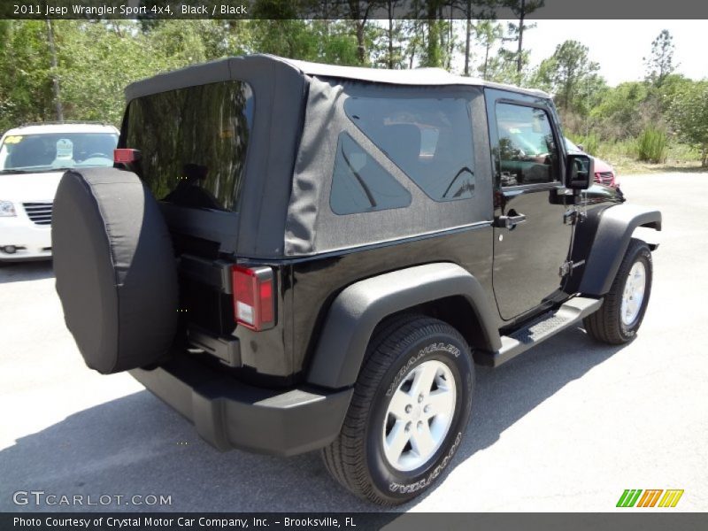 Black / Black 2011 Jeep Wrangler Sport 4x4