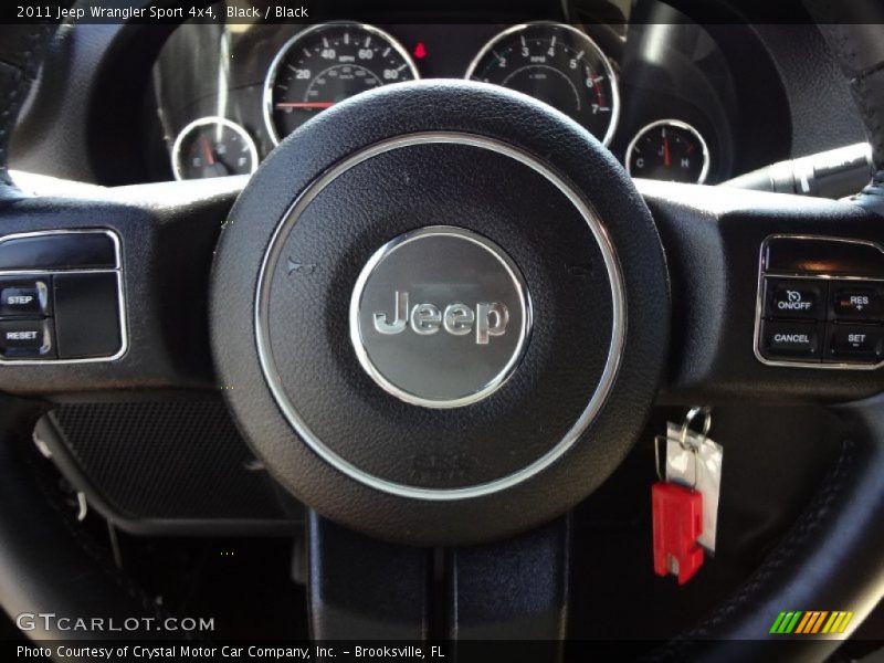 Black / Black 2011 Jeep Wrangler Sport 4x4