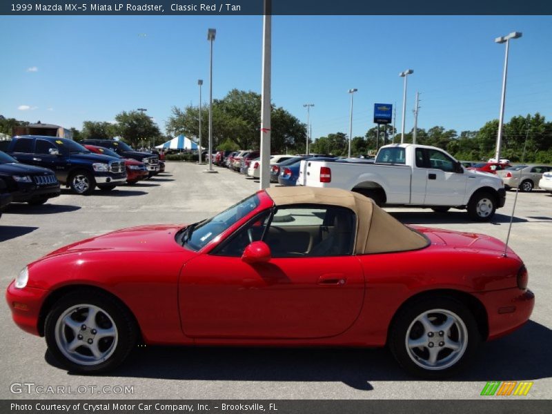 Classic Red / Tan 1999 Mazda MX-5 Miata LP Roadster