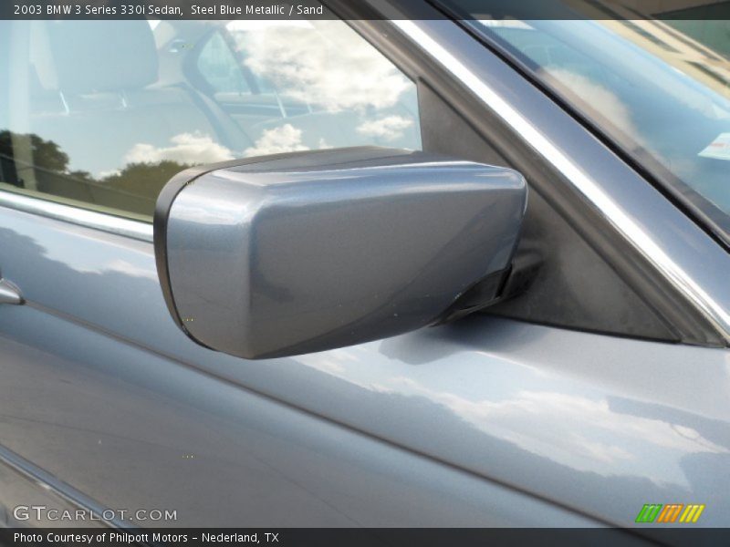 Steel Blue Metallic / Sand 2003 BMW 3 Series 330i Sedan