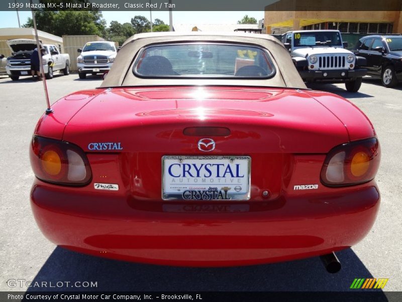 Classic Red / Tan 1999 Mazda MX-5 Miata LP Roadster