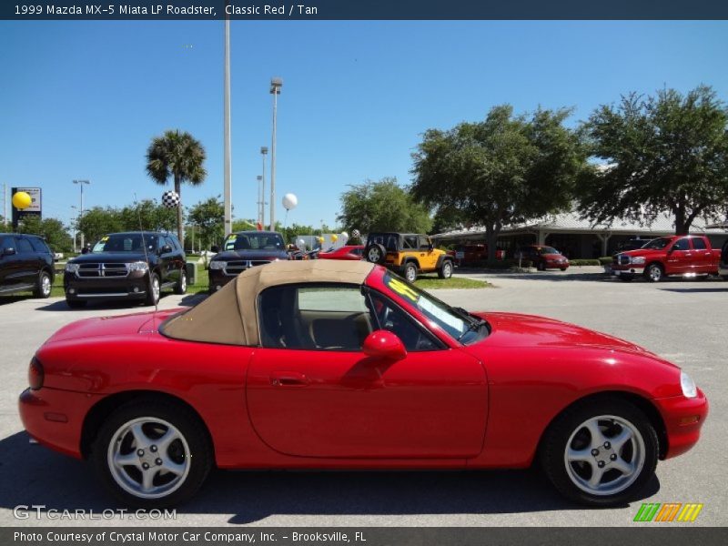 Classic Red / Tan 1999 Mazda MX-5 Miata LP Roadster