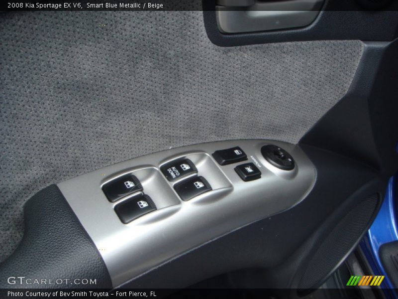 Smart Blue Metallic / Beige 2008 Kia Sportage EX V6