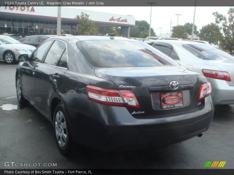 Magnetic Gray Metallic / Ash Gray 2010 Toyota Camry LE