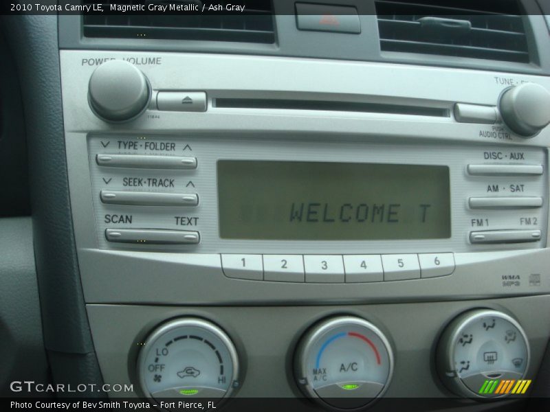 Magnetic Gray Metallic / Ash Gray 2010 Toyota Camry LE