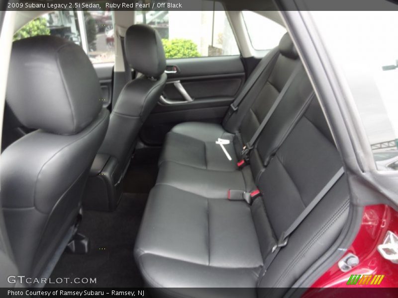 Ruby Red Pearl / Off Black 2009 Subaru Legacy 2.5i Sedan