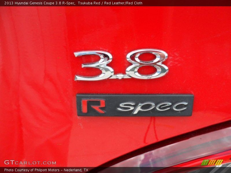  2013 Genesis Coupe 3.8 R-Spec Logo