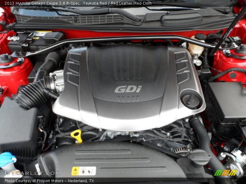  2013 Genesis Coupe 3.8 R-Spec Engine - 3.8 Liter DOHC 16-Valve Dual-CVVT V6