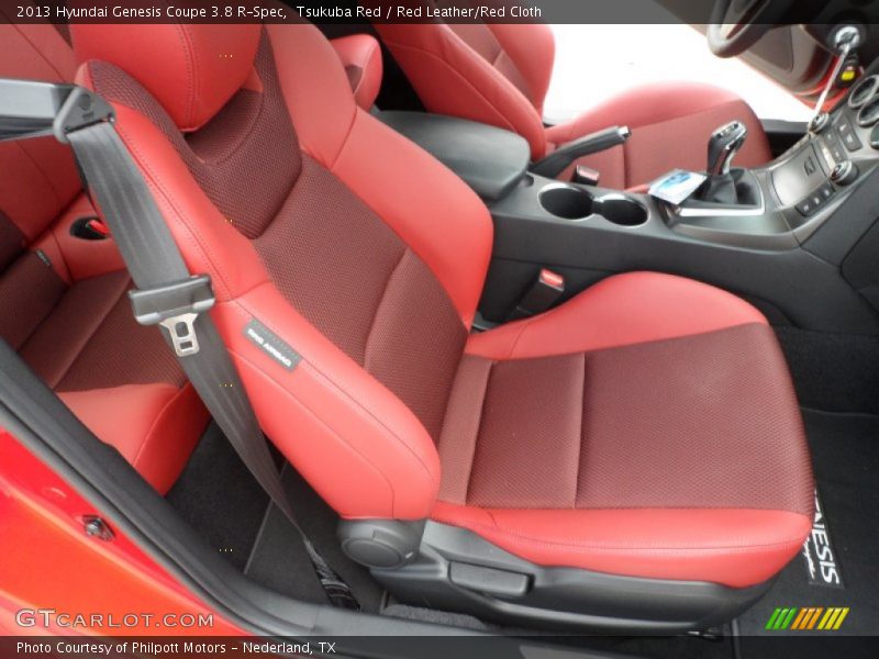 Front Seat of 2013 Genesis Coupe 3.8 R-Spec