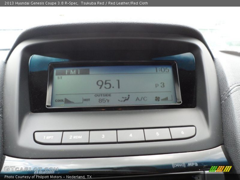 Audio System of 2013 Genesis Coupe 3.8 R-Spec