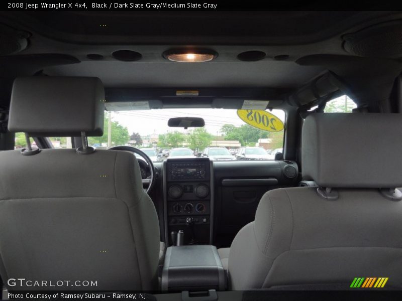 Black / Dark Slate Gray/Medium Slate Gray 2008 Jeep Wrangler X 4x4
