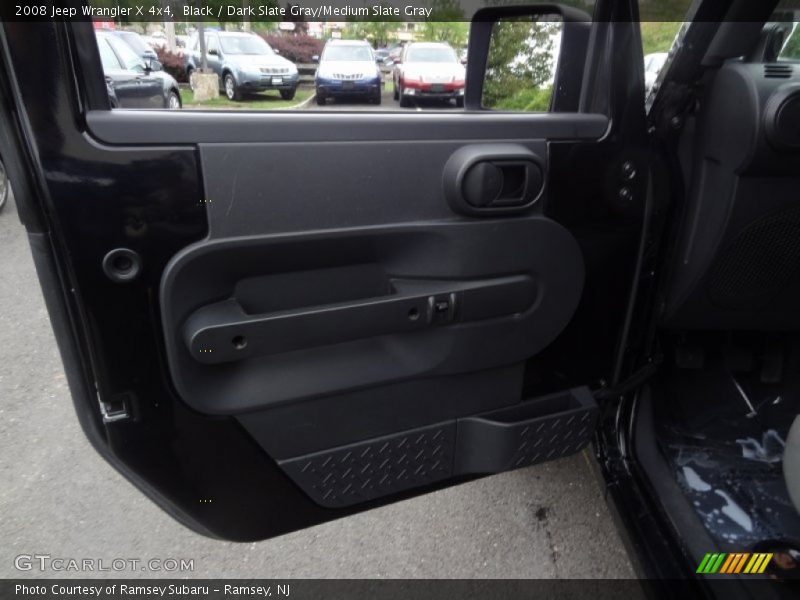 Black / Dark Slate Gray/Medium Slate Gray 2008 Jeep Wrangler X 4x4
