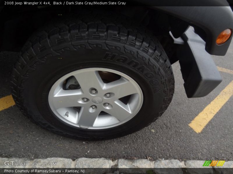 Black / Dark Slate Gray/Medium Slate Gray 2008 Jeep Wrangler X 4x4