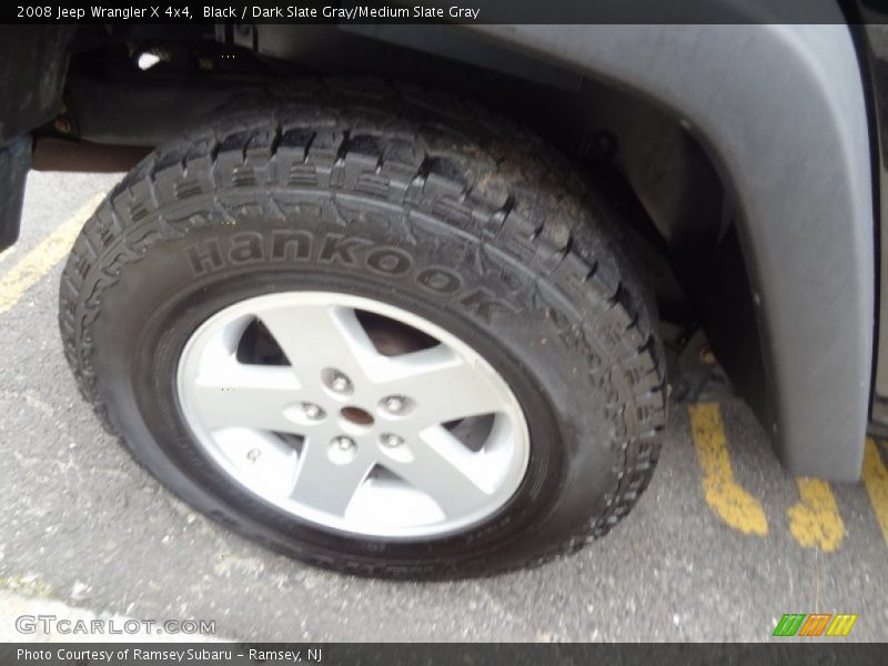 Black / Dark Slate Gray/Medium Slate Gray 2008 Jeep Wrangler X 4x4