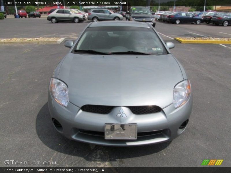 Liquid Silver Metallic / Dark Charcoal 2008 Mitsubishi Eclipse GS Coupe