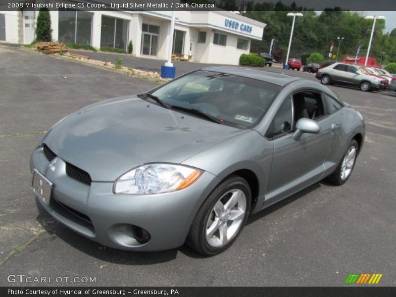 Liquid Silver Metallic / Dark Charcoal 2008 Mitsubishi Eclipse GS Coupe