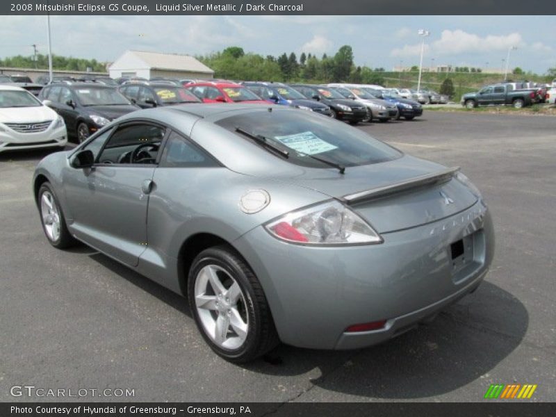 Liquid Silver Metallic / Dark Charcoal 2008 Mitsubishi Eclipse GS Coupe