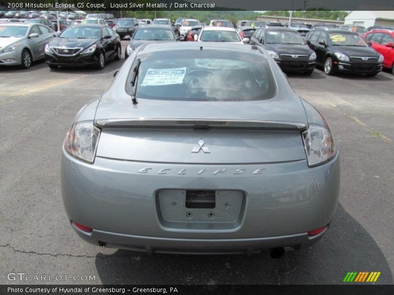 Liquid Silver Metallic / Dark Charcoal 2008 Mitsubishi Eclipse GS Coupe