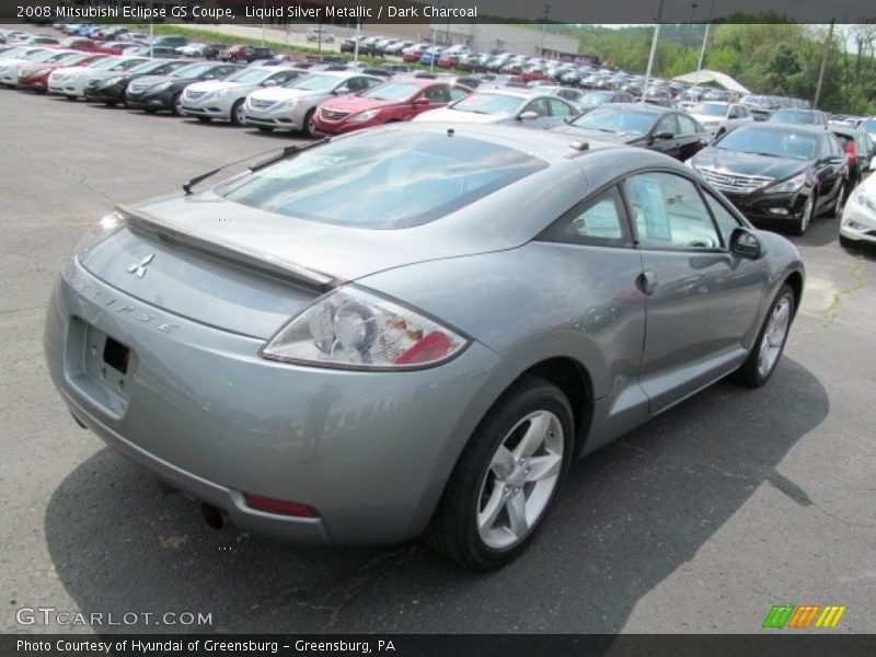 Liquid Silver Metallic / Dark Charcoal 2008 Mitsubishi Eclipse GS Coupe
