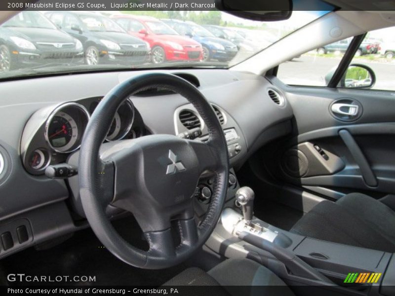 Liquid Silver Metallic / Dark Charcoal 2008 Mitsubishi Eclipse GS Coupe