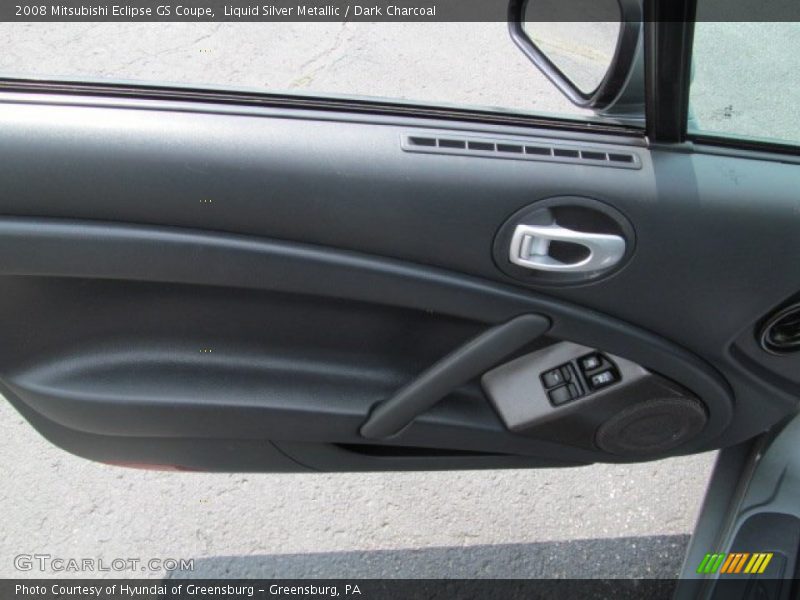 Liquid Silver Metallic / Dark Charcoal 2008 Mitsubishi Eclipse GS Coupe