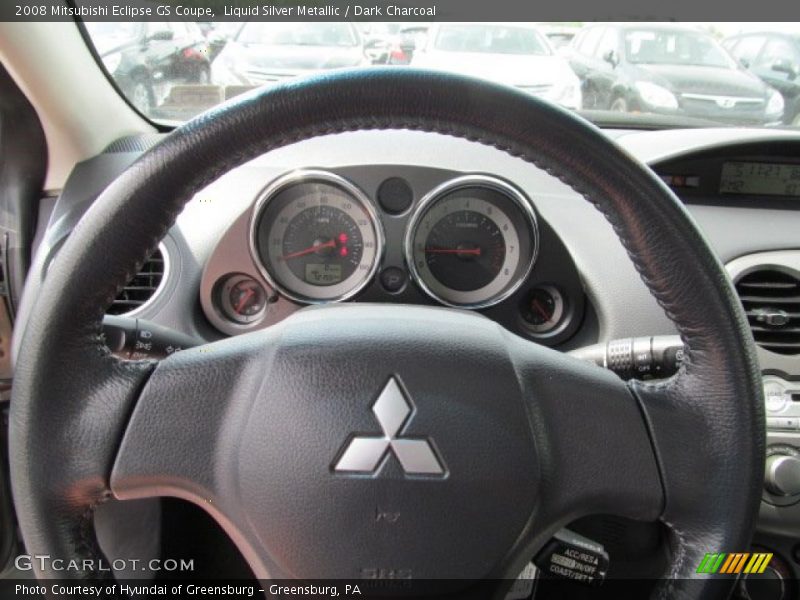 Liquid Silver Metallic / Dark Charcoal 2008 Mitsubishi Eclipse GS Coupe