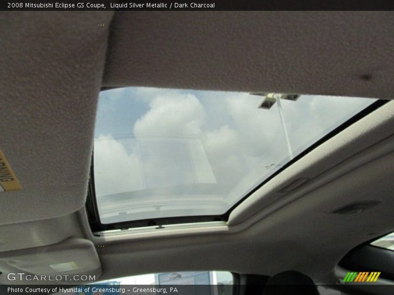 Liquid Silver Metallic / Dark Charcoal 2008 Mitsubishi Eclipse GS Coupe