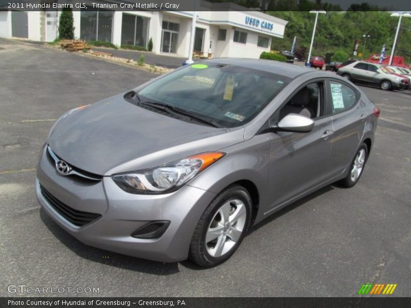 Titanium Gray Metallic / Gray 2011 Hyundai Elantra GLS