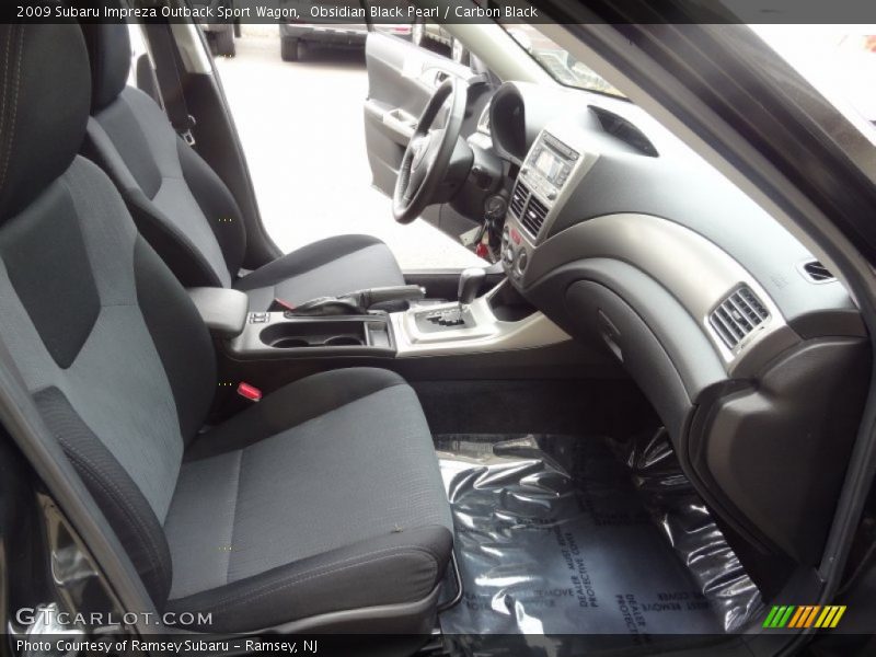 Obsidian Black Pearl / Carbon Black 2009 Subaru Impreza Outback Sport Wagon