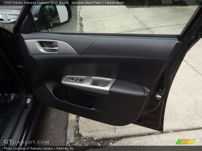 Obsidian Black Pearl / Carbon Black 2009 Subaru Impreza Outback Sport Wagon