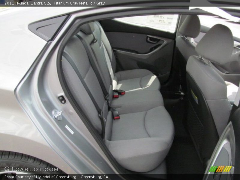 Titanium Gray Metallic / Gray 2011 Hyundai Elantra GLS