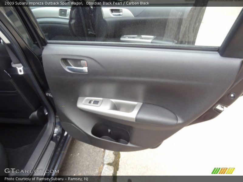 Obsidian Black Pearl / Carbon Black 2009 Subaru Impreza Outback Sport Wagon