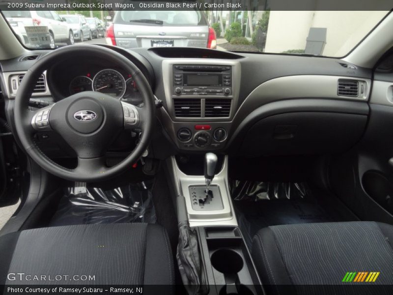 Obsidian Black Pearl / Carbon Black 2009 Subaru Impreza Outback Sport Wagon
