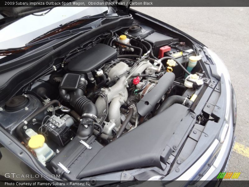 Obsidian Black Pearl / Carbon Black 2009 Subaru Impreza Outback Sport Wagon