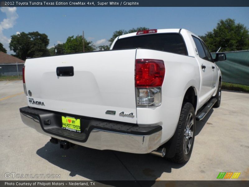 Super White / Graphite 2012 Toyota Tundra Texas Edition CrewMax 4x4