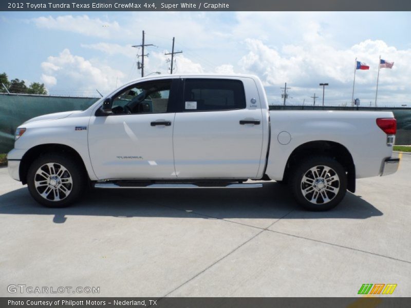 Super White / Graphite 2012 Toyota Tundra Texas Edition CrewMax 4x4