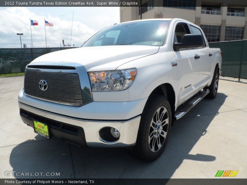 Super White / Graphite 2012 Toyota Tundra Texas Edition CrewMax 4x4