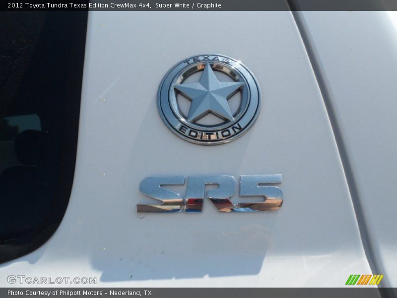 Super White / Graphite 2012 Toyota Tundra Texas Edition CrewMax 4x4
