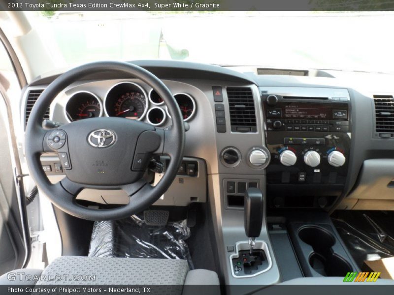 Super White / Graphite 2012 Toyota Tundra Texas Edition CrewMax 4x4