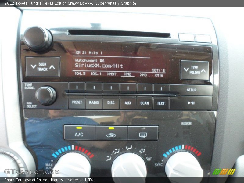 Super White / Graphite 2012 Toyota Tundra Texas Edition CrewMax 4x4