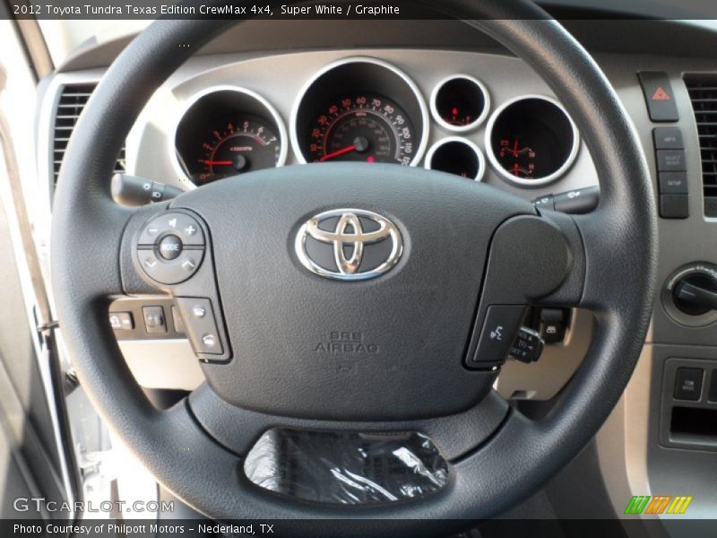 Super White / Graphite 2012 Toyota Tundra Texas Edition CrewMax 4x4