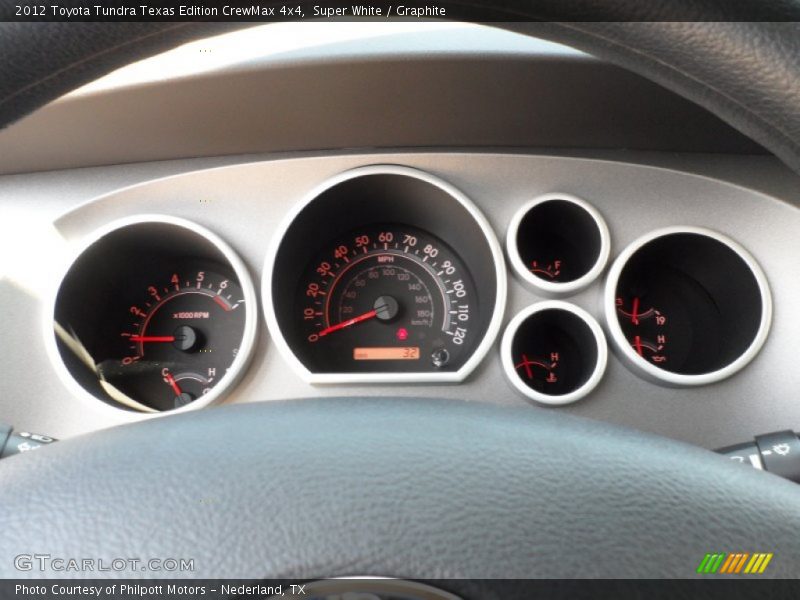 Super White / Graphite 2012 Toyota Tundra Texas Edition CrewMax 4x4